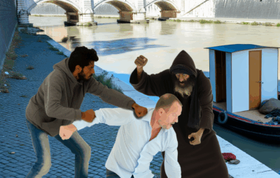 Rapina sul Lungotevere: uomo aggredito da due senzatetto su un barcone abbandonato a Roma