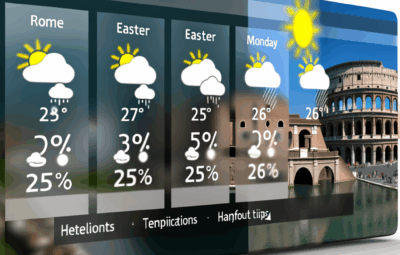 Meteo Roma Pasqua e Pasquetta 2025: previsioni dettagliate, temperature e consigli
