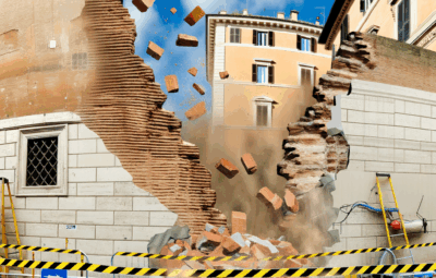 Crollo del muro in via Ascari a Roma: rischi, cause e interventi dopo il cedimento