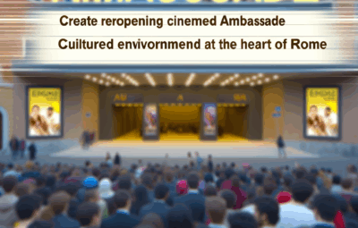 Riapertura del Cinema Ambassade a Roma: Spazio agli studenti e alla cultura nel cuore dell’Eur