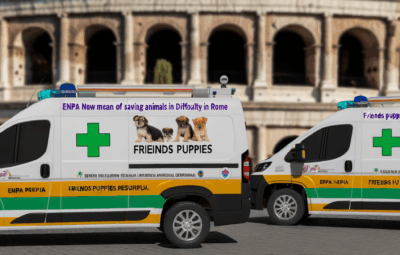 ENPA e Amici Cucciolotti: nuovi mezzi per salvare animali in difficoltà a Roma
