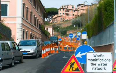 Lavori alla rete idrica su via Monfortani: modifiche alla viabilità a Montemario