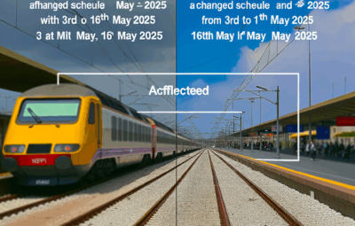 Modifiche ai treni regionali tra Roma e Napoli: orari e tratte interessate dal 3 all’8 e il 16 maggio 2025