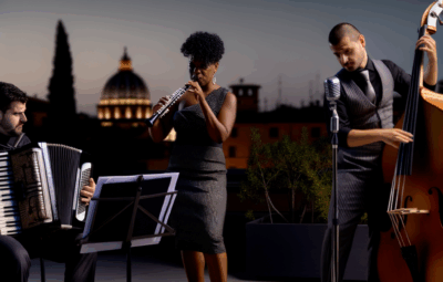 Jazz Giants Exploration: il Roof Garden Trio con fisarmonica live al Suburbio di Roma