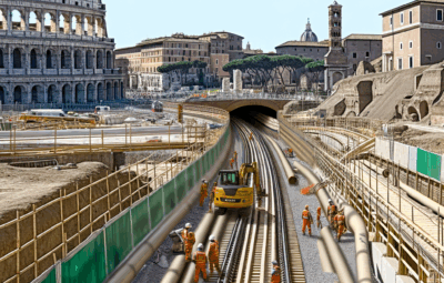 Metro C Roma: nuovi binari tra Fori Imperiali e Colosseo, svolta nei lavori della metropolitana