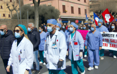 Bracciano e Civitavecchia: protesta degli operatori socio sanitari per il nuovo appalto