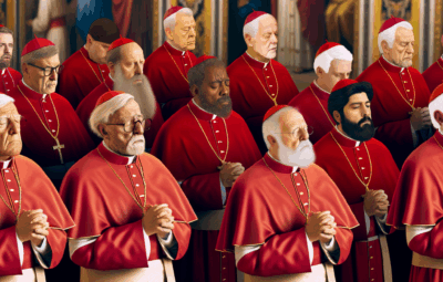 Conclave 2024: Preghiera dei Cardinali nella Cappella Paolina prima dell'elezione del Papa