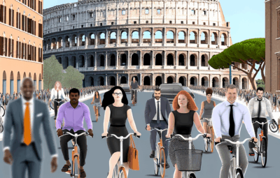 Roma incentiva la mobilità sostenibile: bonus per chi va al lavoro in bici