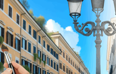 Restauro lampade storiche in via del Babuino: Roma valorizza il suo patrimonio urbano